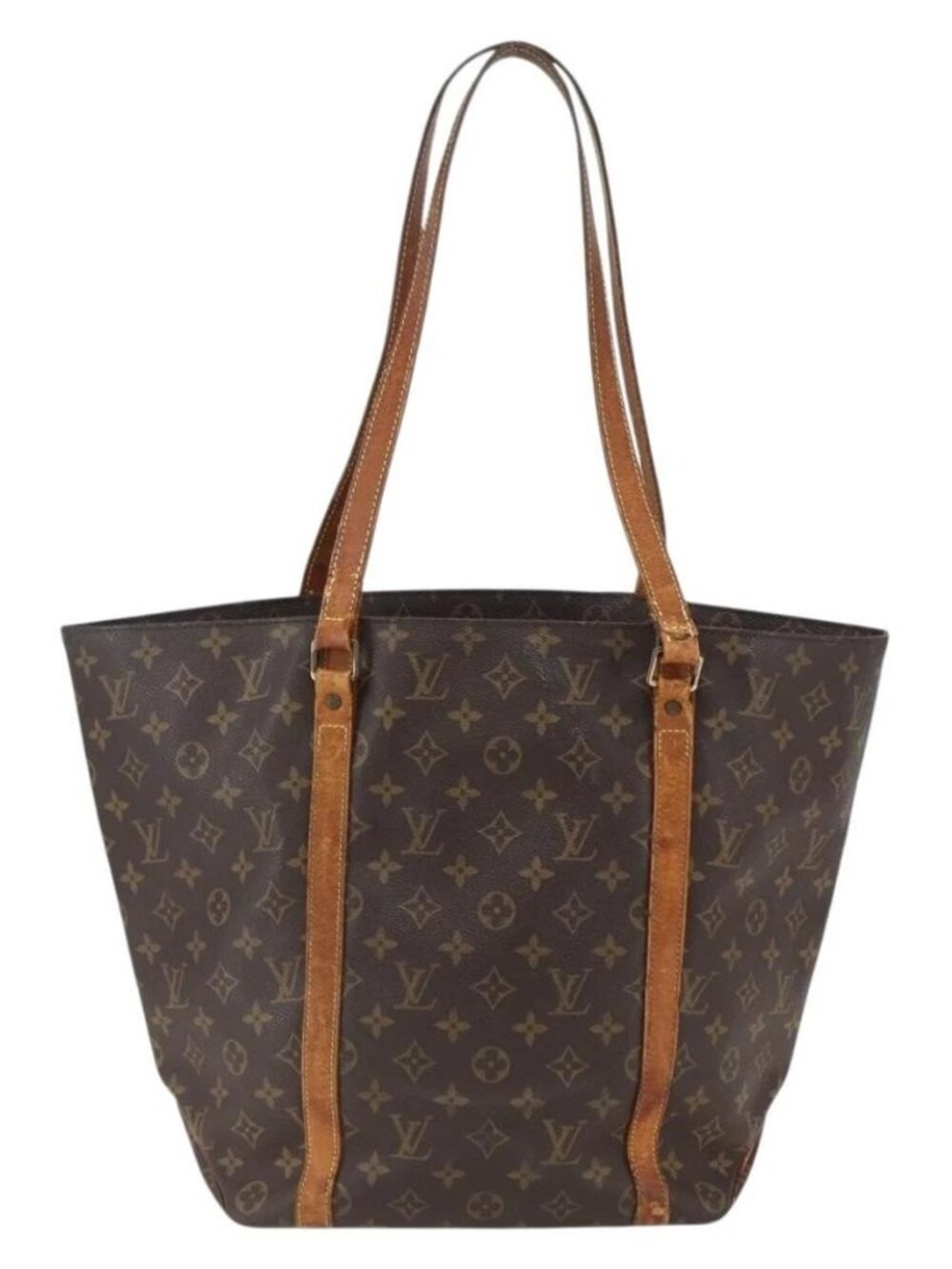 LOUIS VUITTON Monogram Sac Shopping Tote Bag M51108 LV Auth 171034 - Picture 2 of 15
